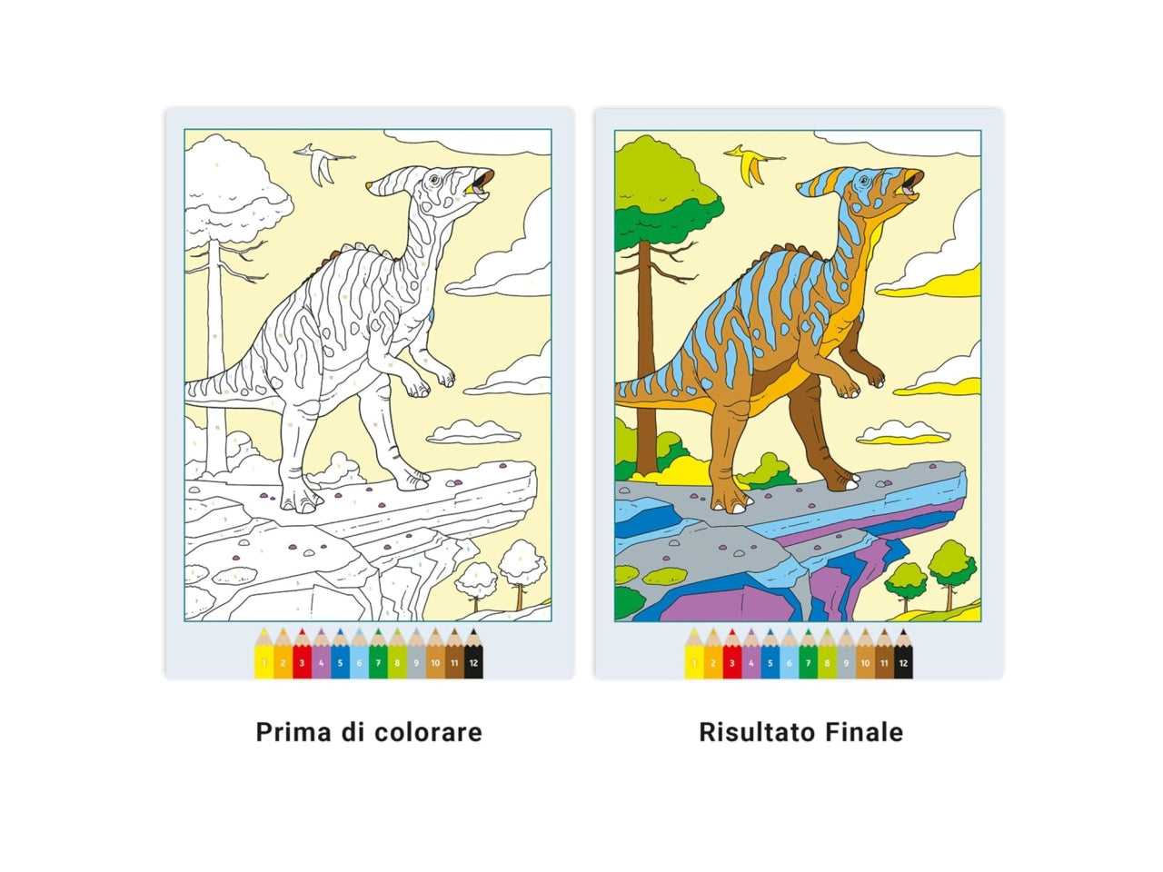 Creart album da colorare 7+ - dinosauri