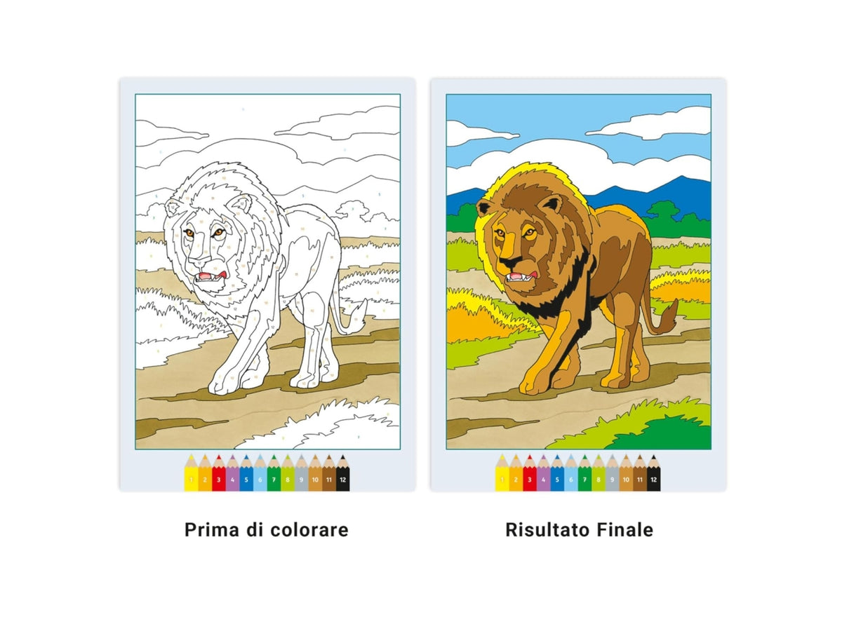 Creart album da colorare 7+ - animali pericolosi
