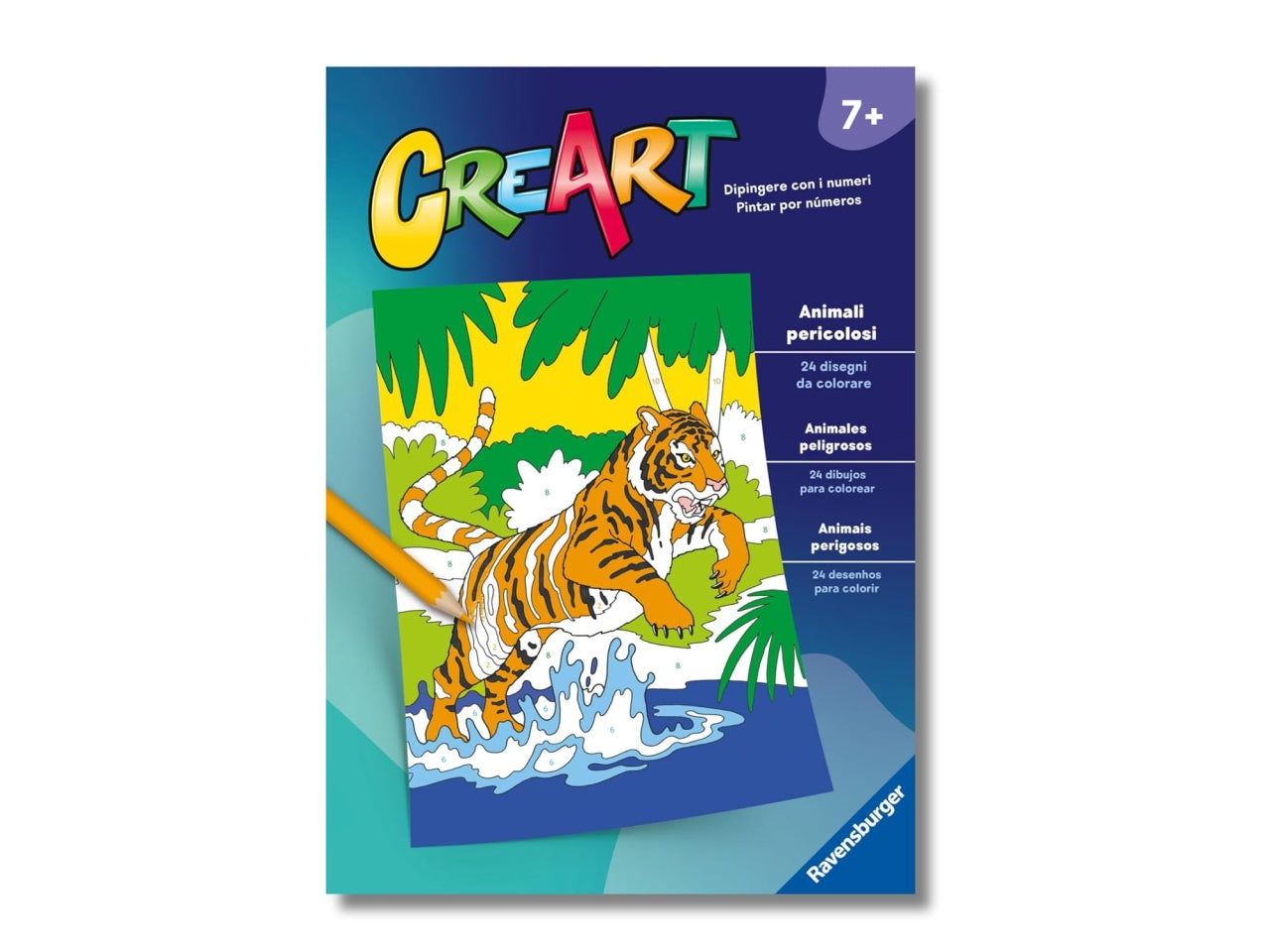 Creart album da colorare 7+ - animali pericolosi