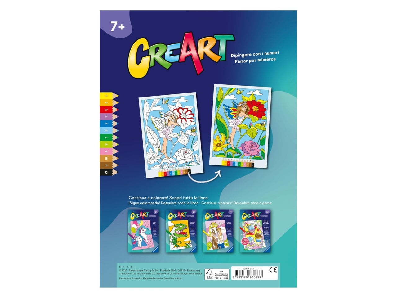 Creart album da colorare 7+ - cavalli da sogno
