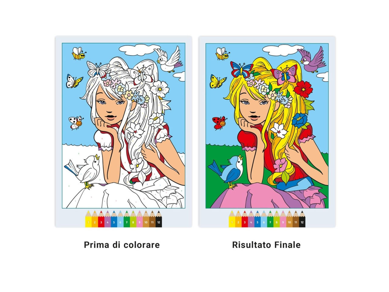 Creart album da colorare 7+ - fate, elfi e sirene