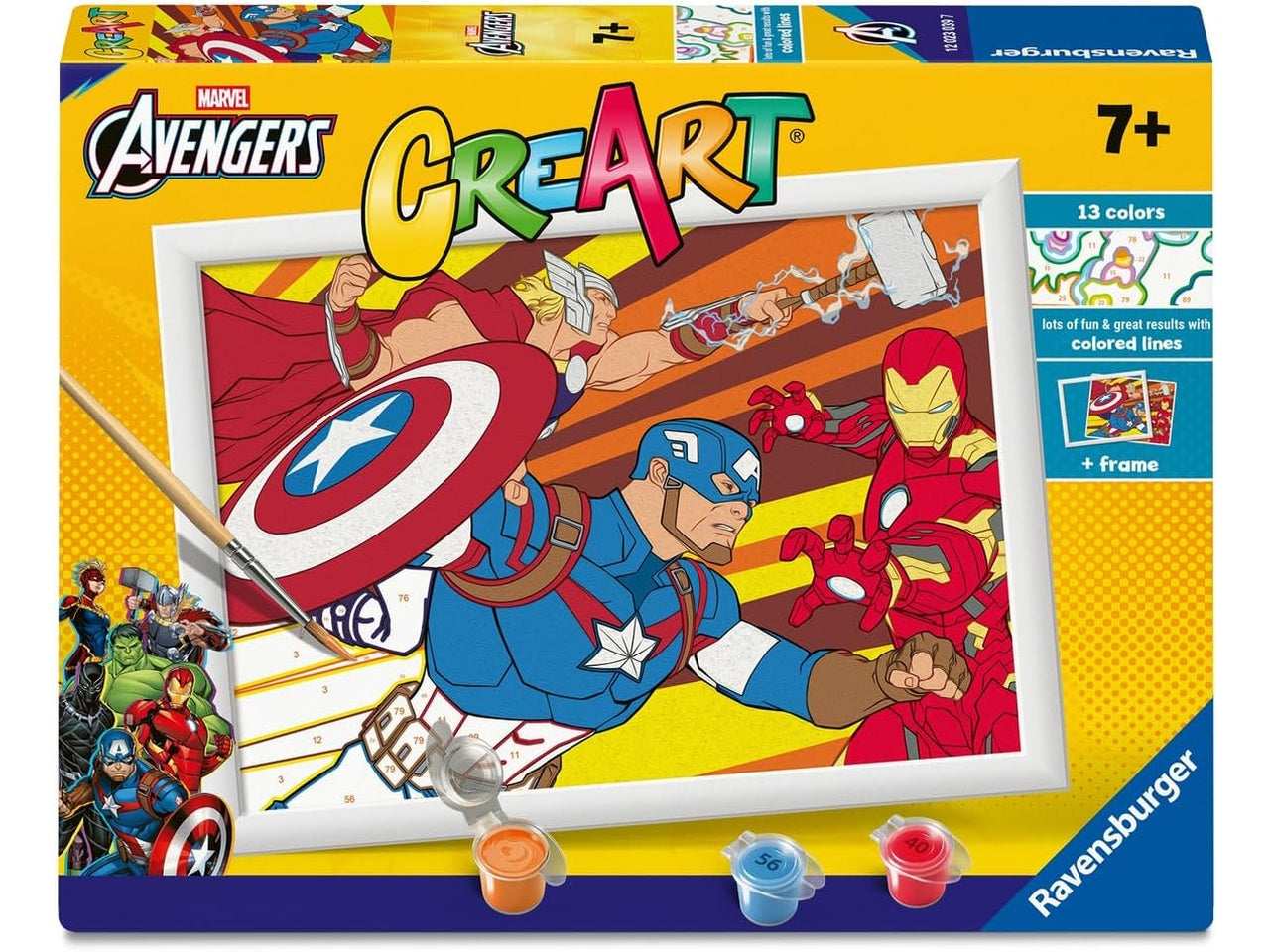 Creart serie d licensed -  captain america