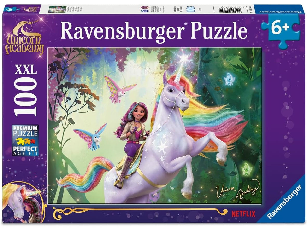 Puzzle 100 pezzi xxl unicorn academy