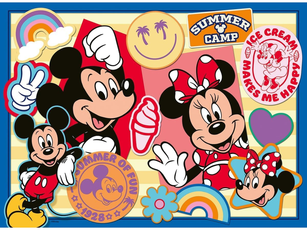 Puzzle 200 pezzi xxl mickey and minnie