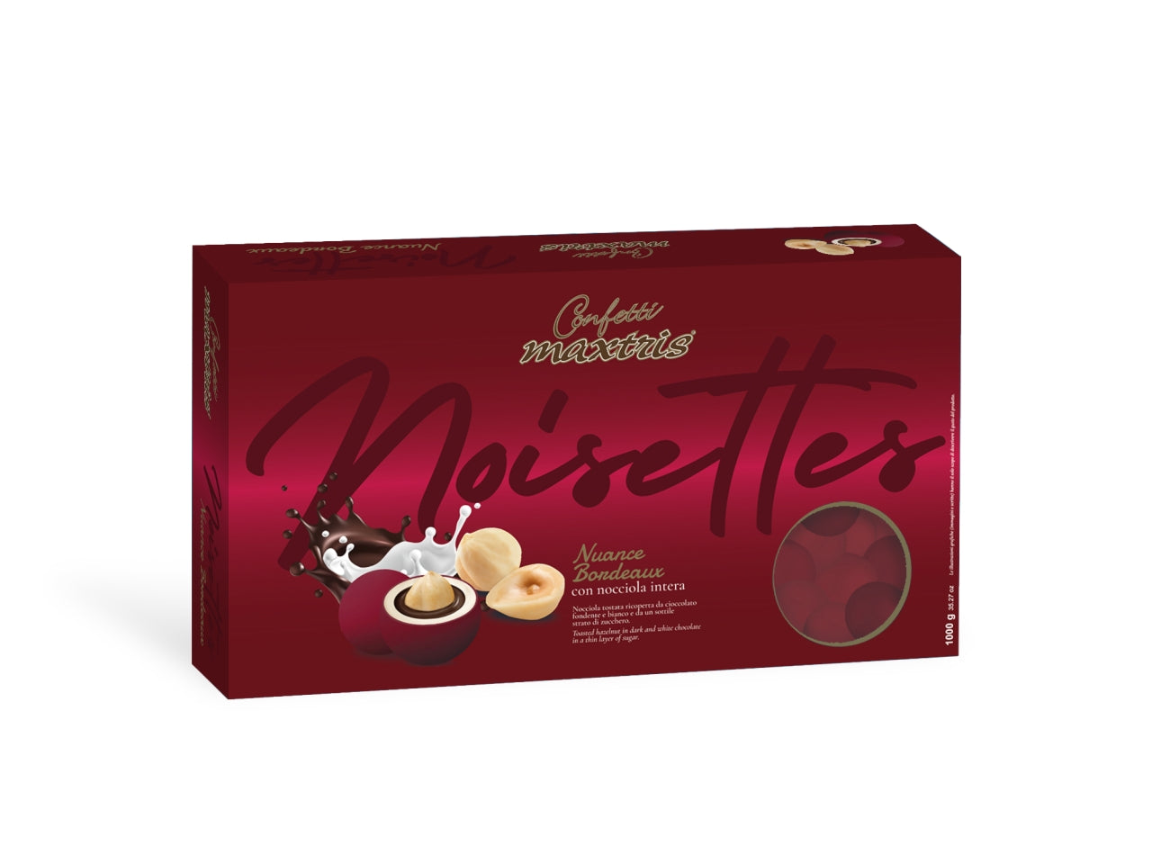 Confetti les noisettes nuance bordeaux