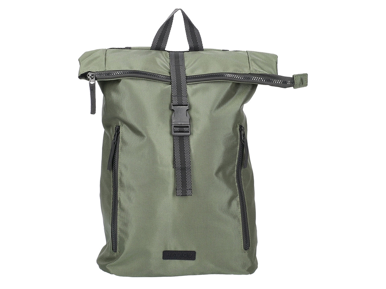 Zaino roll top 28x50x13cm verde oliva