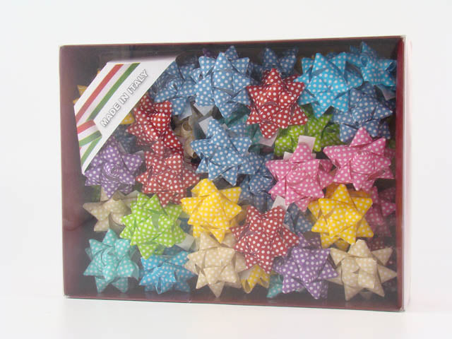 Coccarda pois 68162 15mm assortite la confezione contiene 50 coccarde