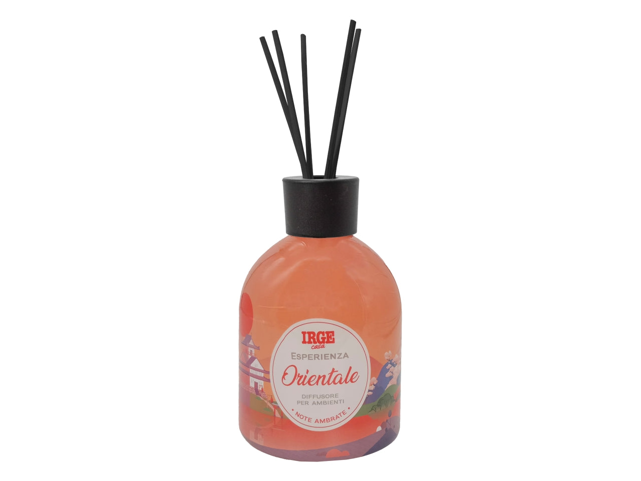 Diffusore di essenza con bottiglia decorata 500ml profumazione esperienza orientale