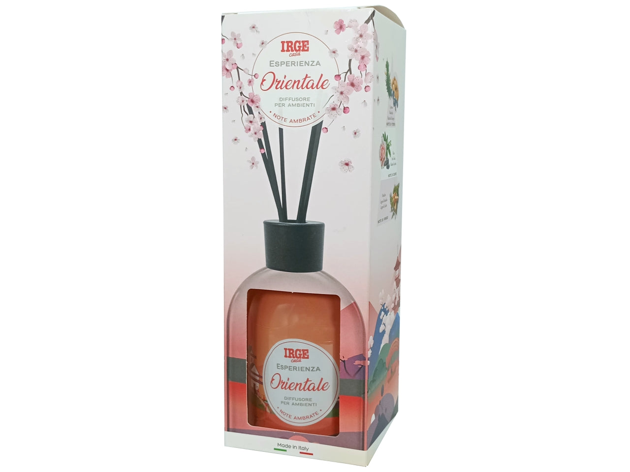 Diffusore di essenza con bottiglia decorata 500ml profumazione esperienza orientale