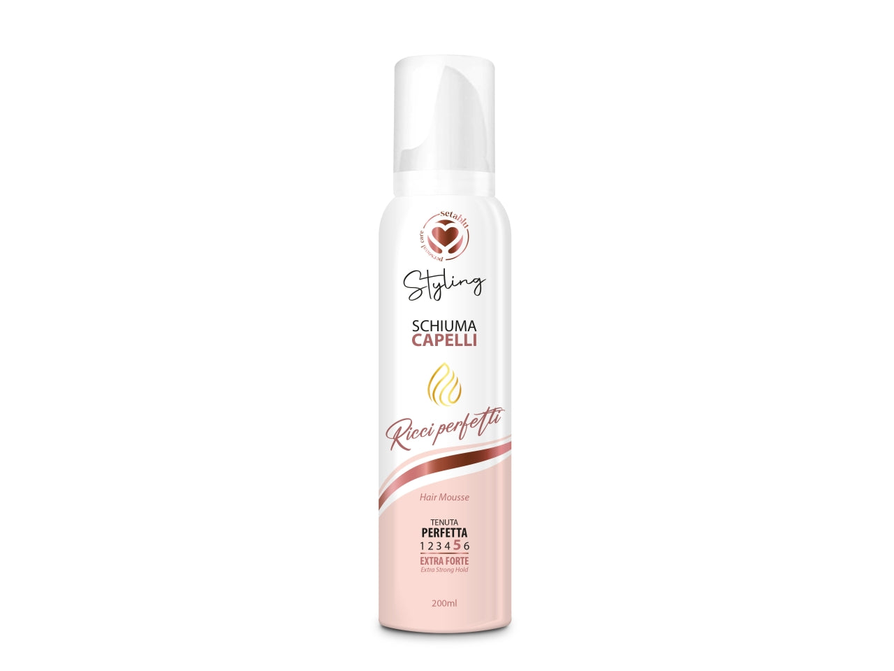 Schiuma professionale per capelli ricci 200ml