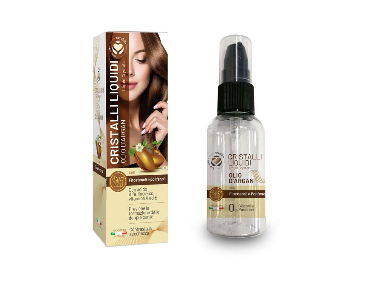 Cristalli liquidi 50ml con olio di argan