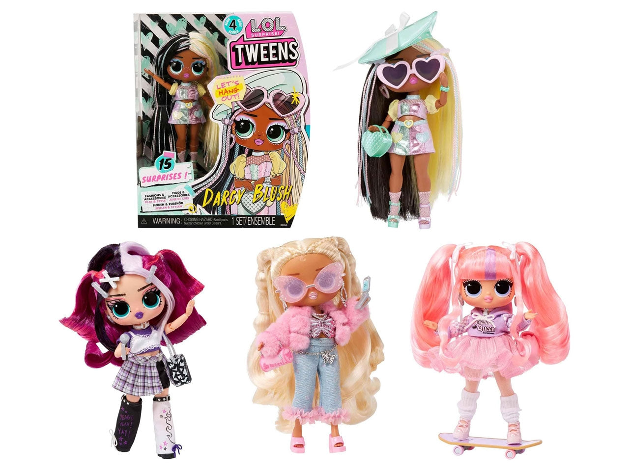 Lol surprise bambola tweens core in modelli assortiti