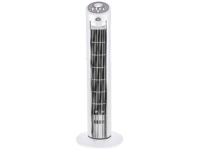 Ventilatore a torre con 3 velocita' 45w 27x27xh.81cm