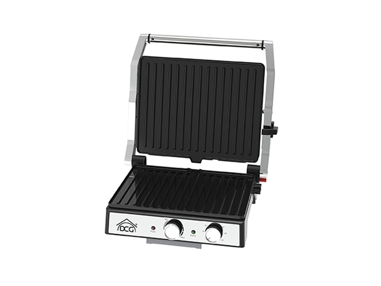 Bistecchiera con piastre fisse e antiaderenti 2000w 34,6x31,9xh.13,7cm