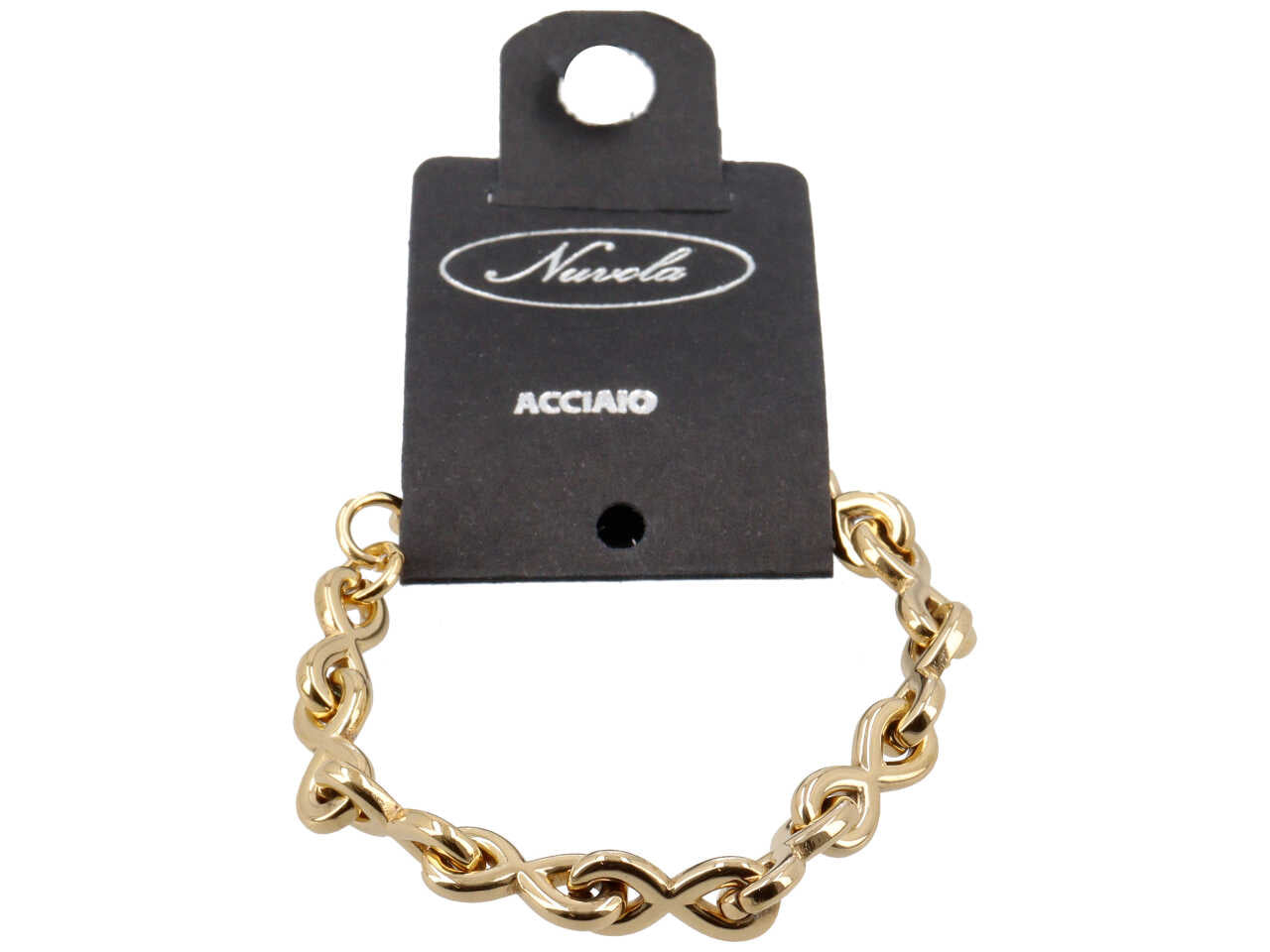 BRACCIALE CATENA MAGLIA INFINITO ORO