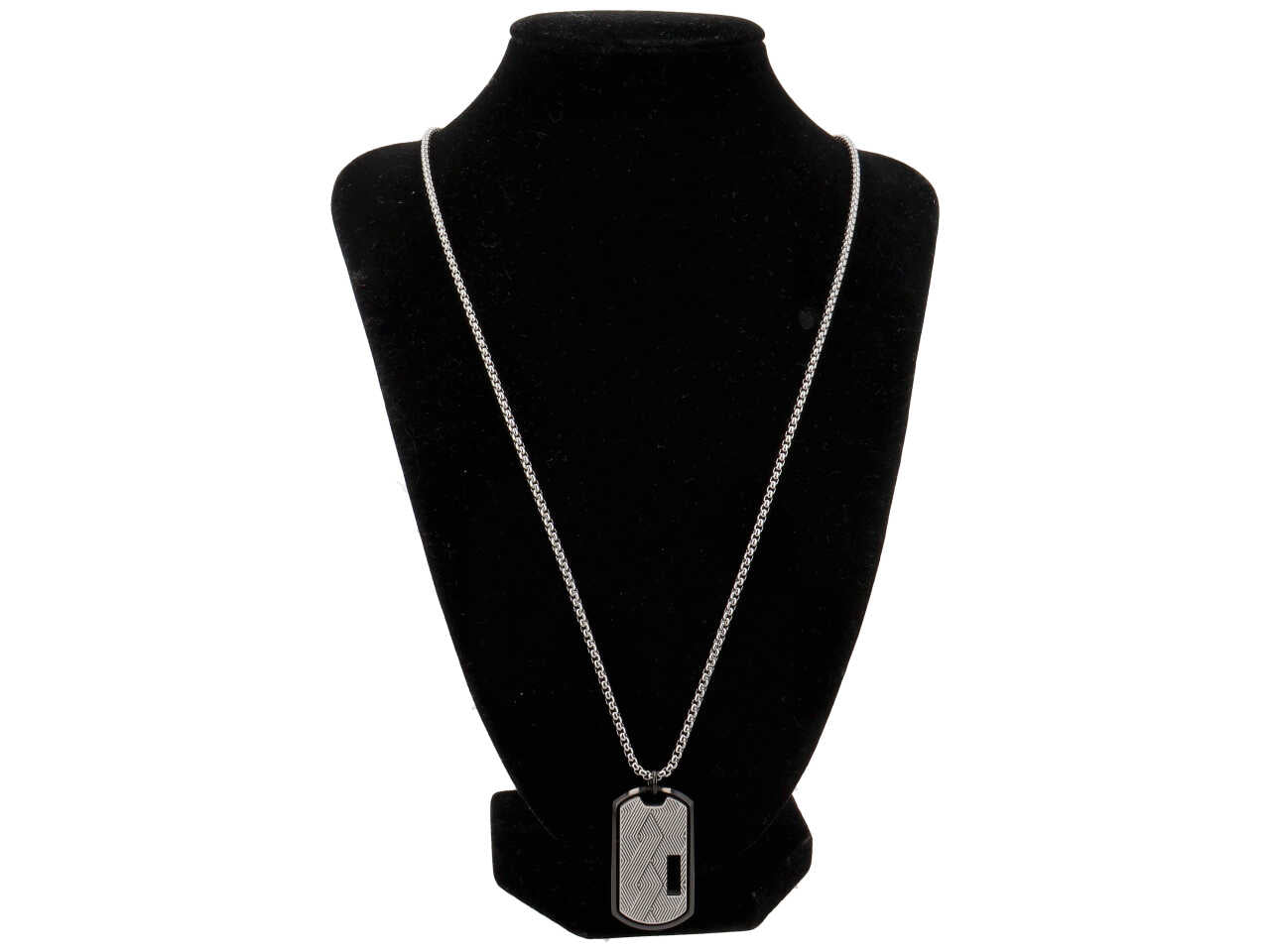 COLLANA PIASTRA MILITARE CON PLACCHETTA