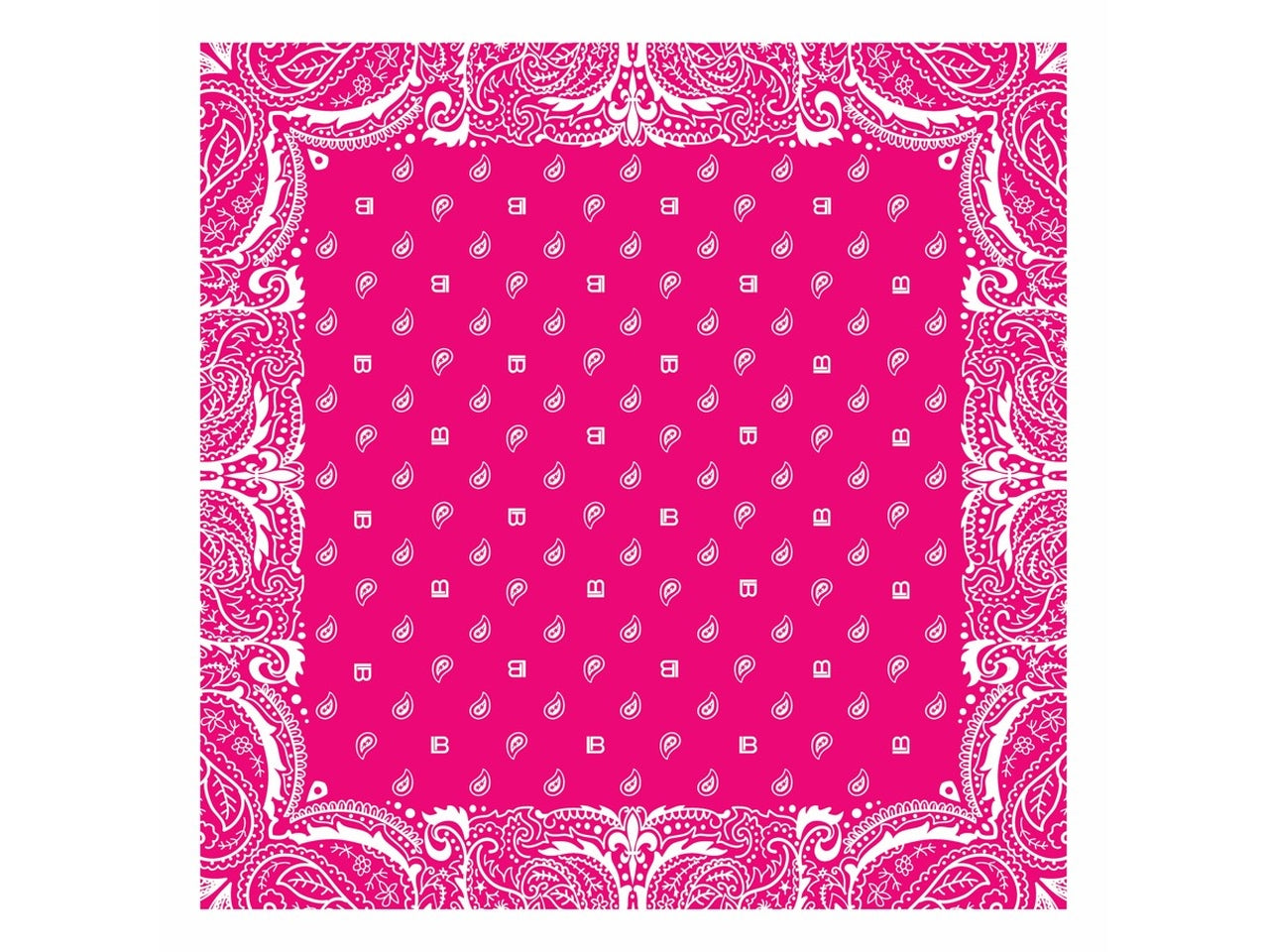 FOULARD BANDANA FUCSIA 53X53CM