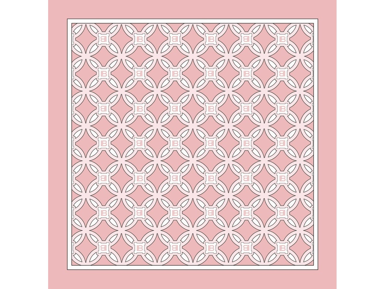 FOULARD ROSONE ROSA 90X90CM
