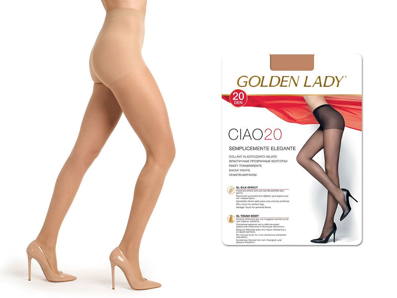 COLLANT DONNA CIAO20D M00A MIELE TAGLIA 3-M