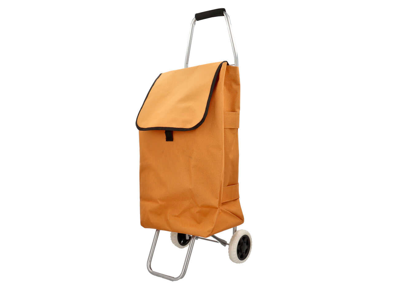 CARRELLO SPESA CON RUOTE IN NYLON E METALLO