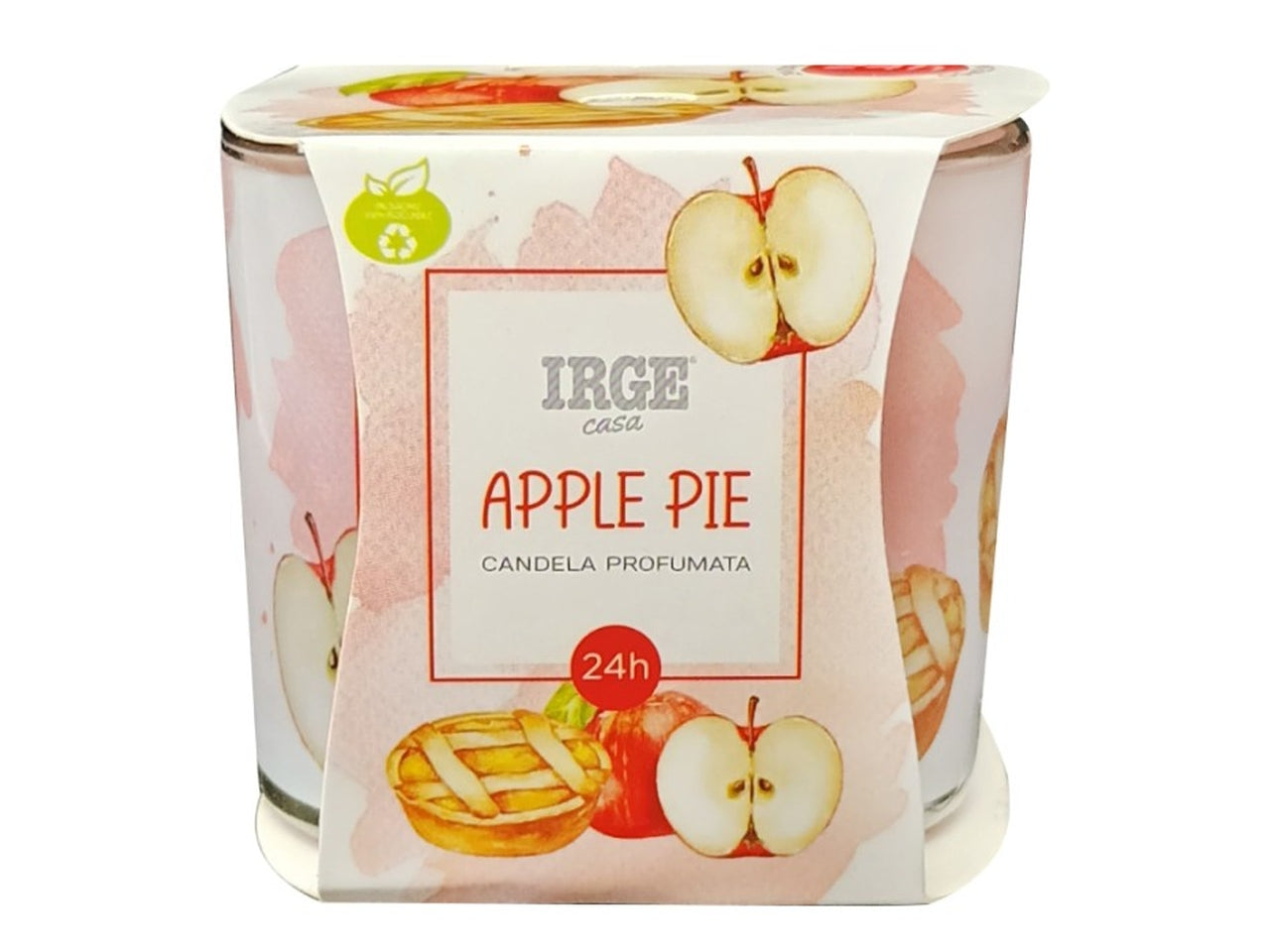 CANDELA PROFUMATA CON BICCHIERE APPLE PILE
