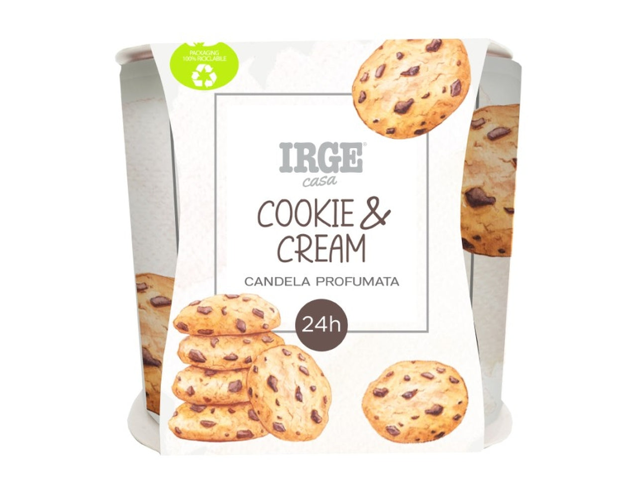 CANDELA PROFUMATA CON BICCHIERE APPLE PILE