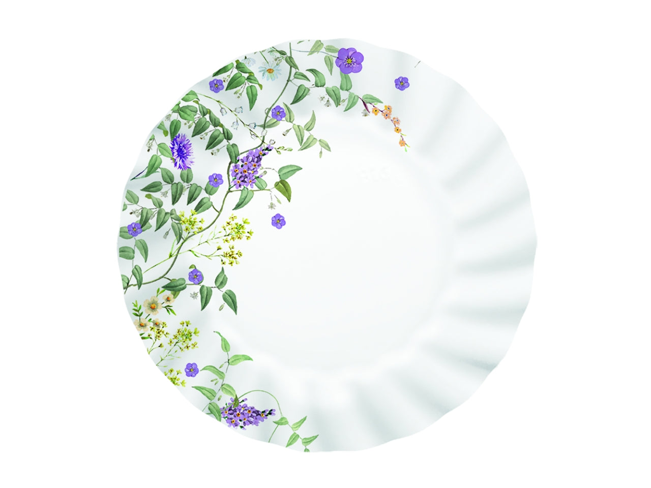 PIATTI FLOWERS GARDEN 20CM CONFEZIONE 6 PEZZI