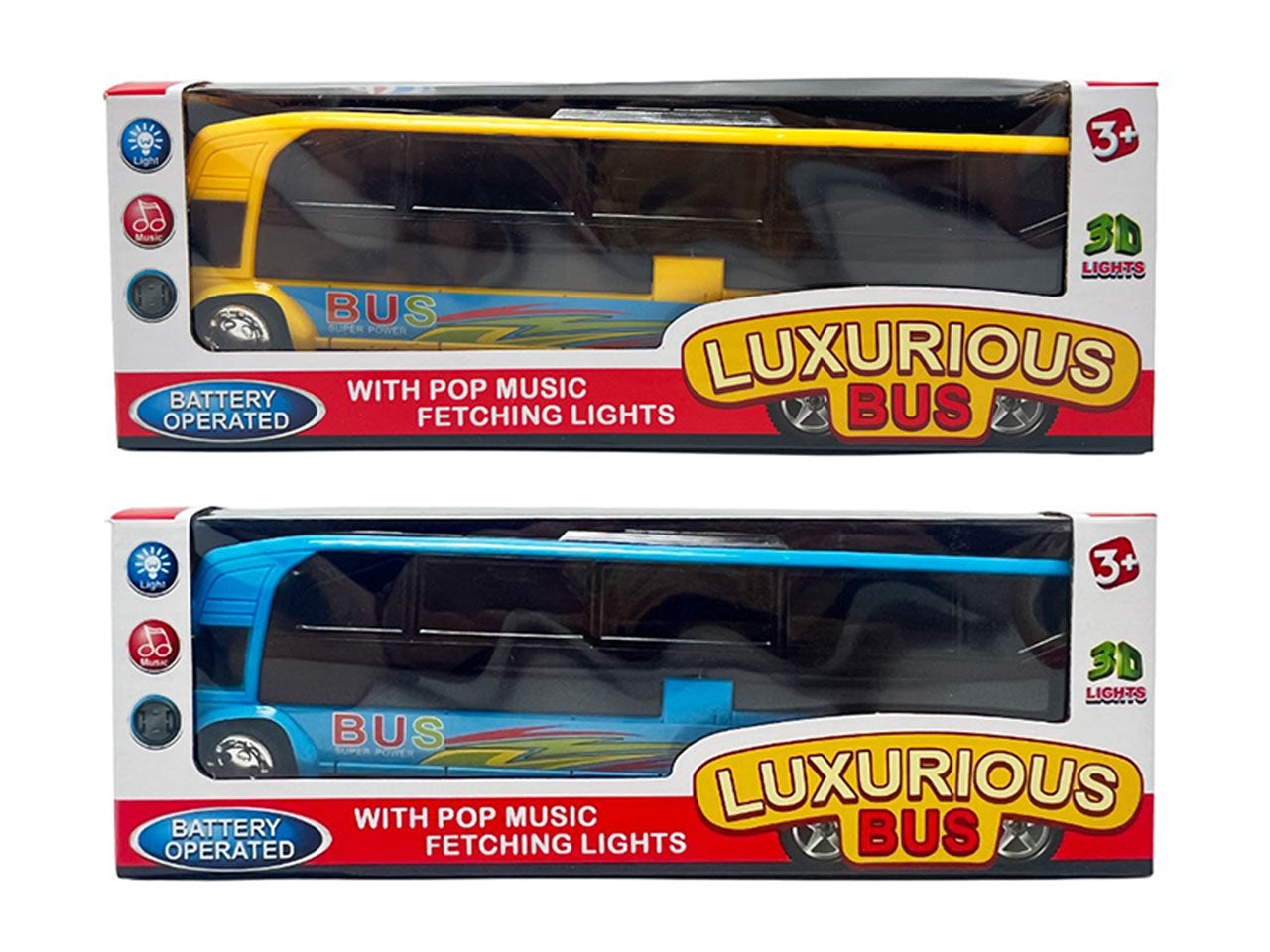 CITY BUS CON LUCI E SUONI MODELLI ASSORTITI