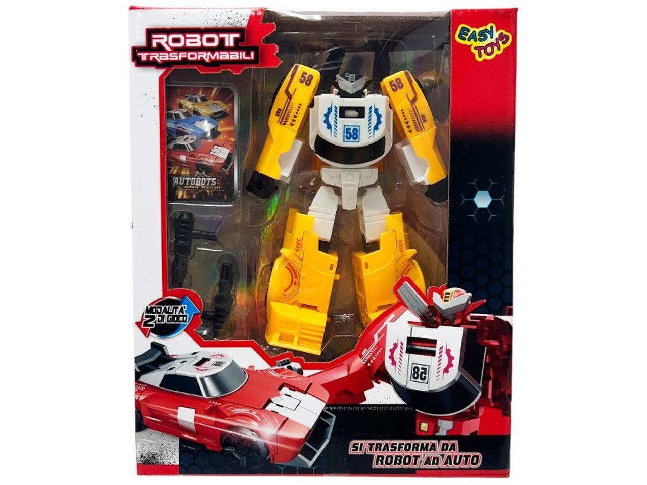 ROBOT TRASFORMABILI IN AUTO MODELLI ASSORTITI