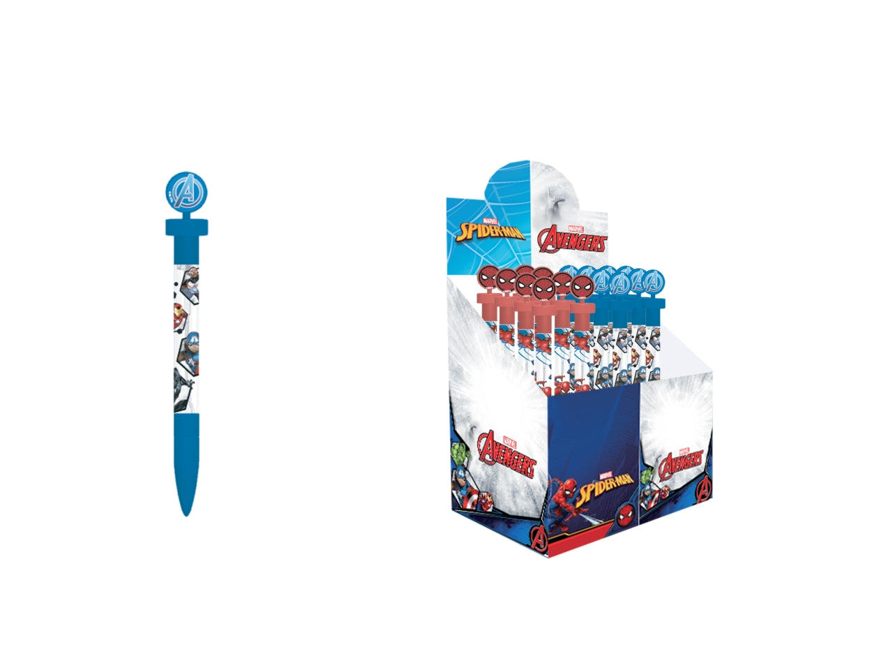 Avengers penna con bolle di sapone