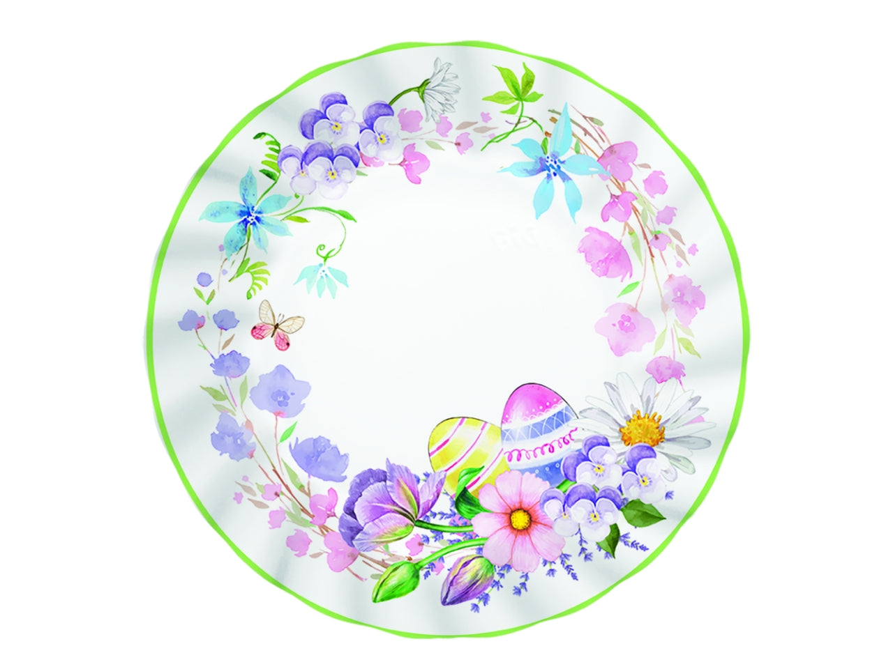 PIATTI FLORAL EASTER 25CM CONFEZIONE 6 PEZZI