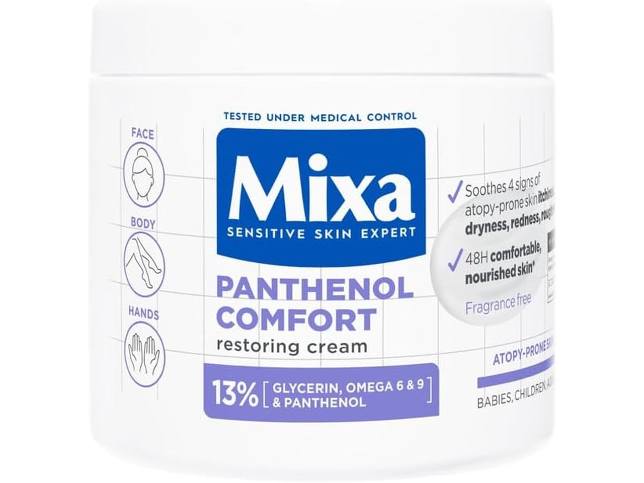 MIXA PANHTHENOL CREMA CORPO PER PELLI CON TENDENZA ATOPICA 400ML