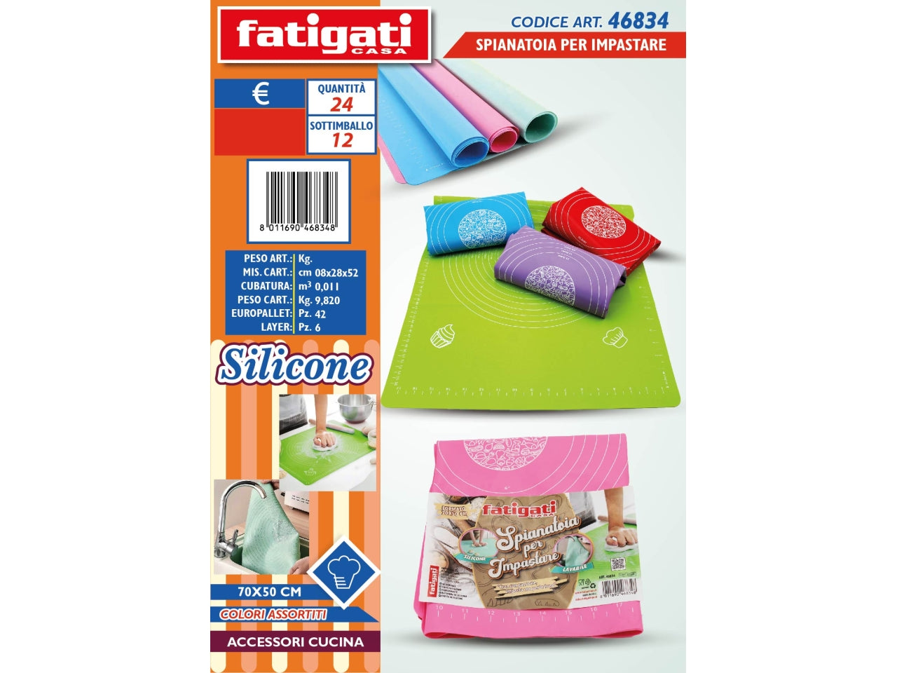 SPIANATOIA PER IMPASTARE IN SILICONE