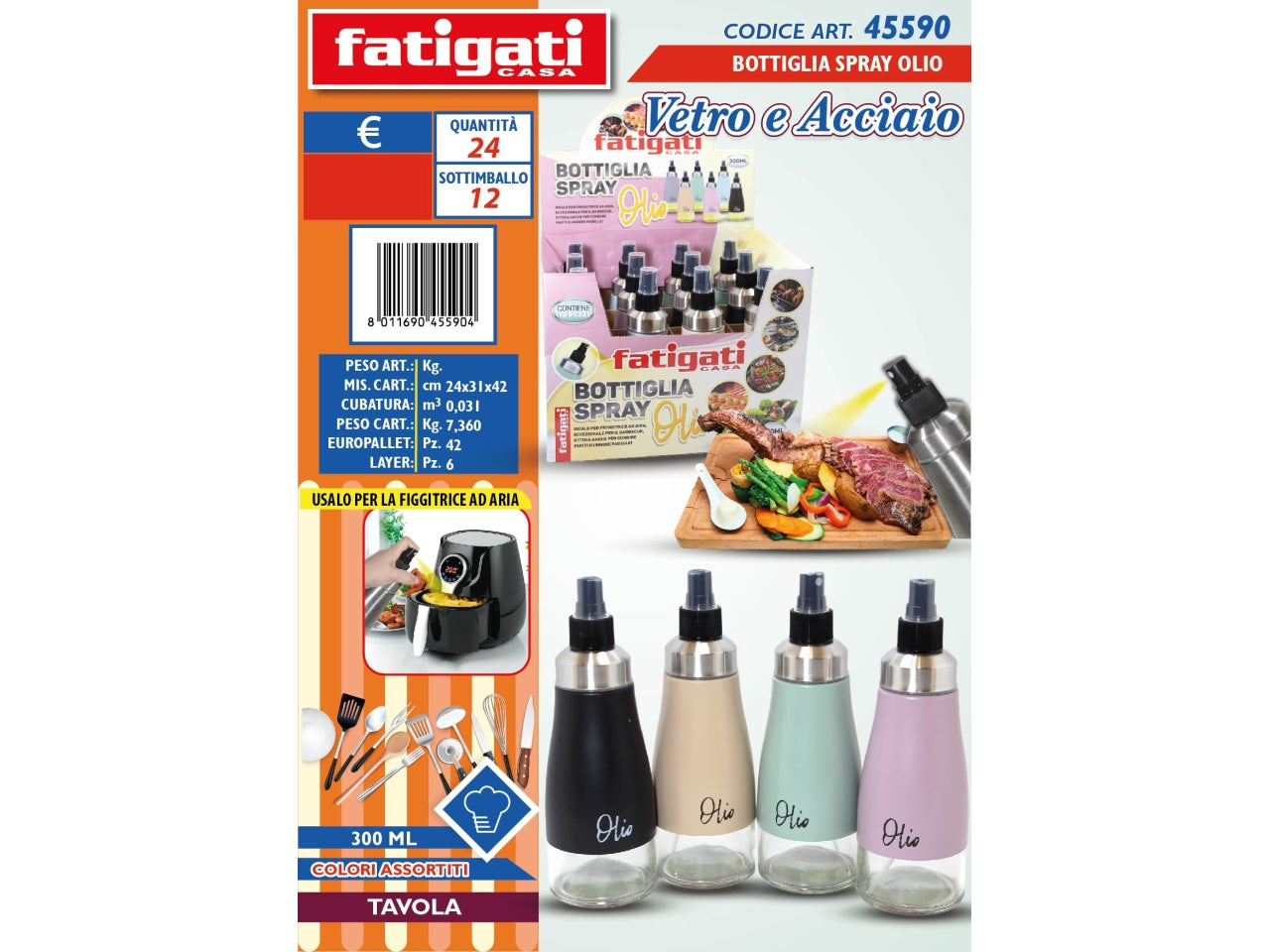 BOTTIGLIA SPRAY OLIO 300ML