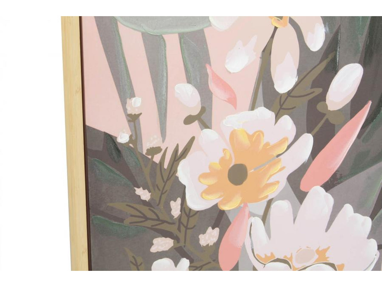 Quadro tela 60x4x80cm soggetto fiori in 2 modelli assortiti