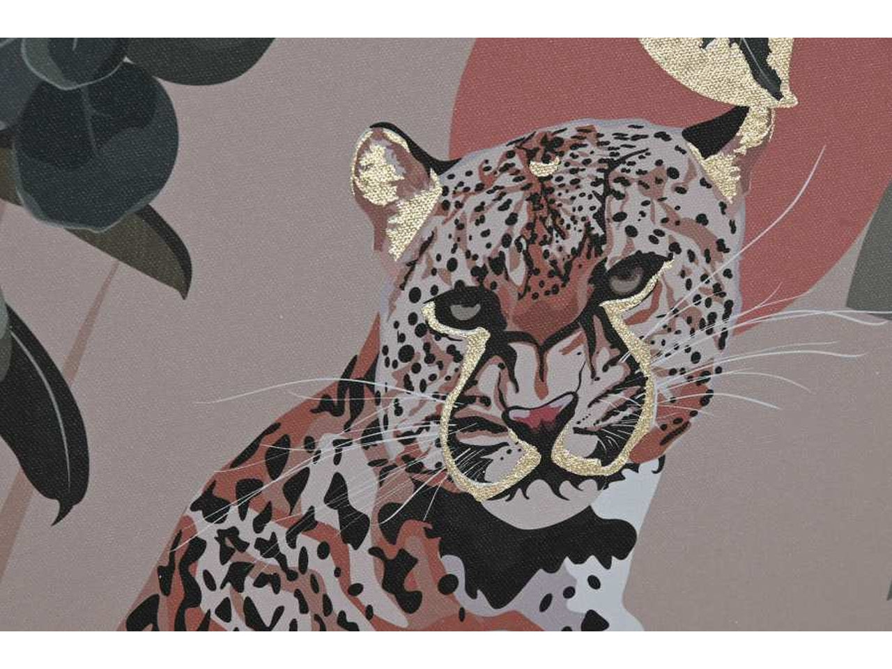 Quadro tela 45x2,5x60cm soggettio selva dorato in 2 modelli assortiti