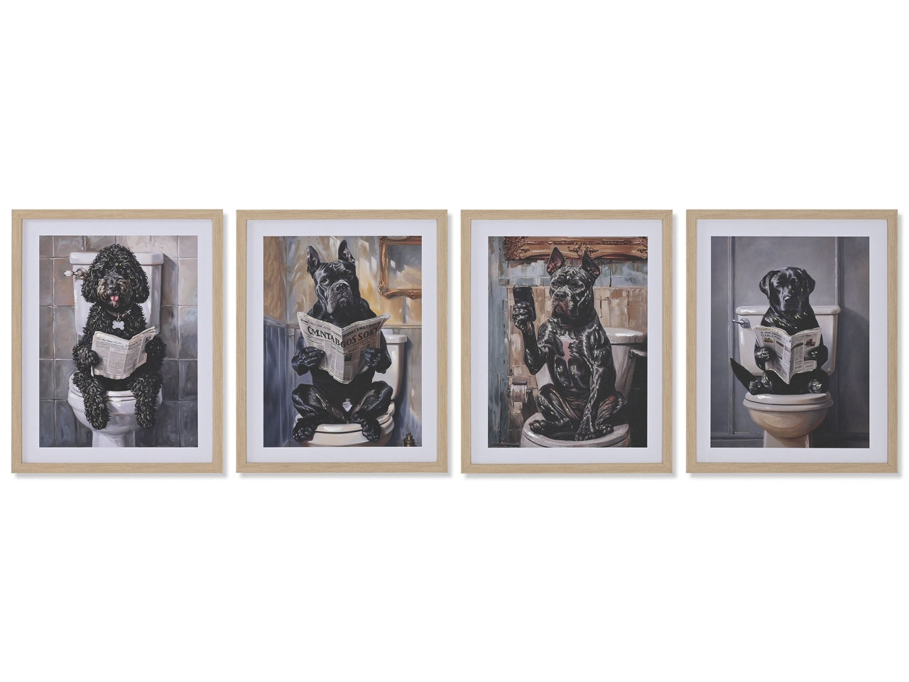 Quadro tela 40x2,3x50cm soggetti vari in 4 modelli assortiti