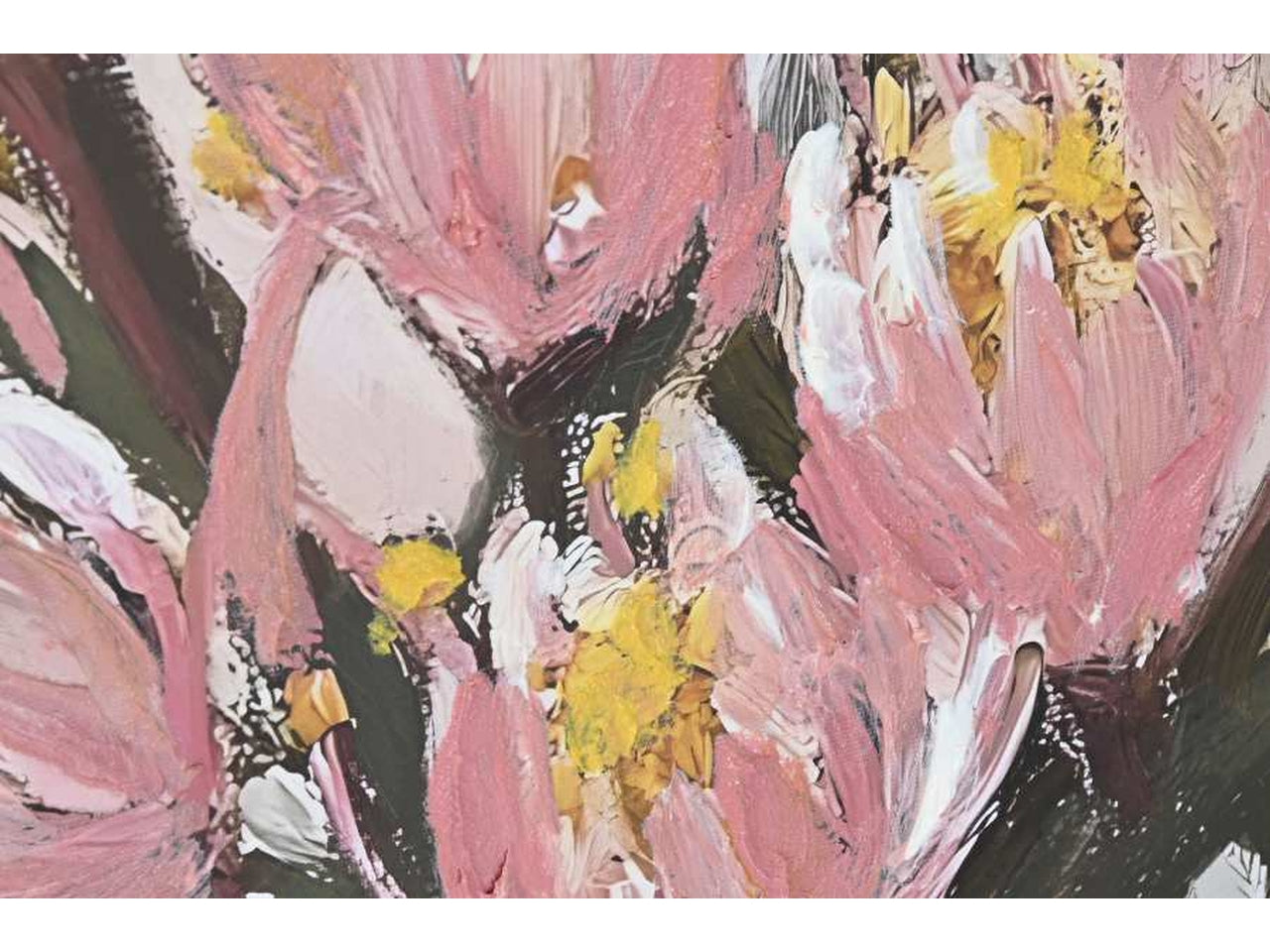 Quadro tela 83x4,3x83cm soggetto vaso in 2 modelli assortiti