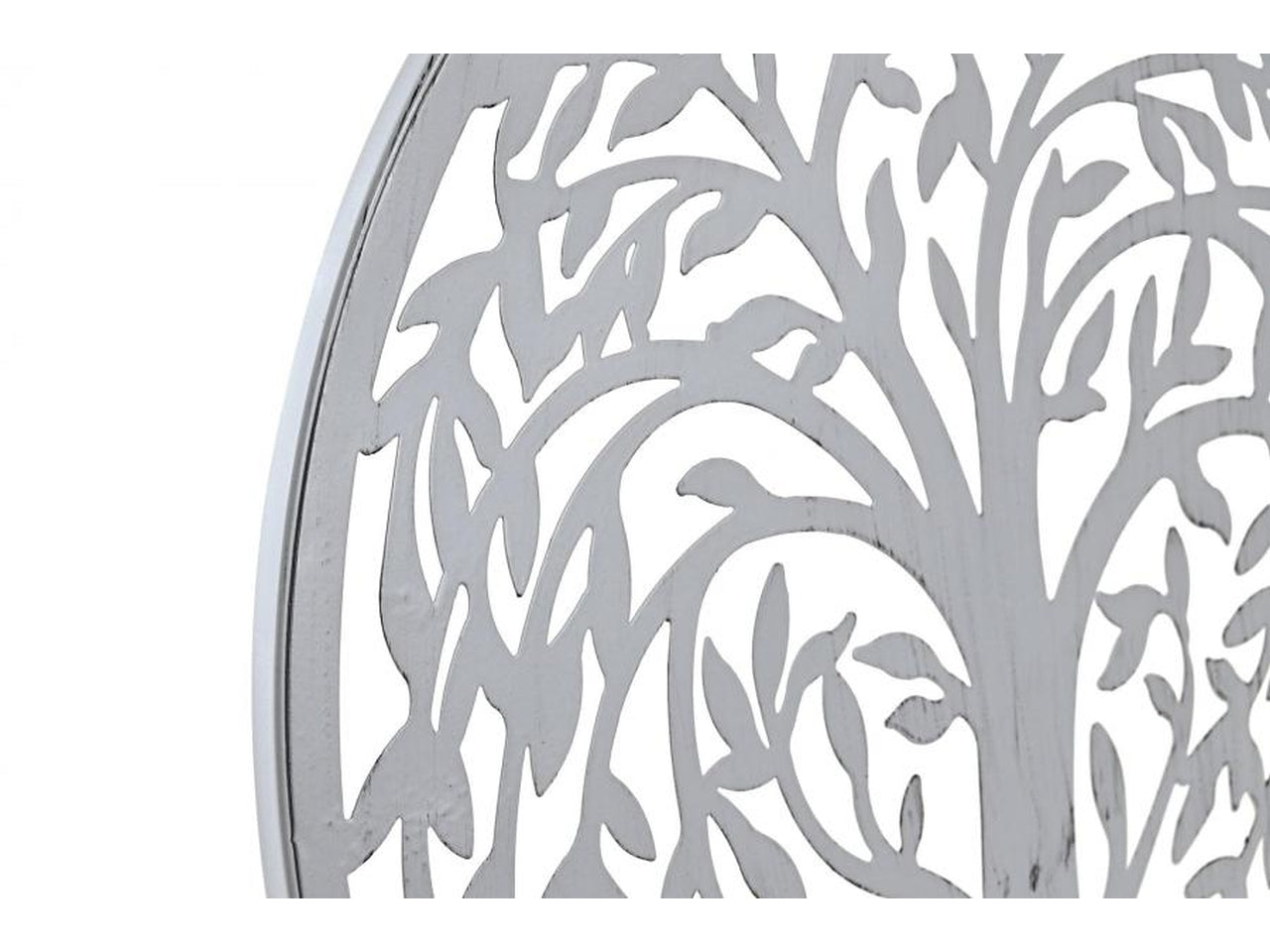 Decorazioni per le pareti metallo 40x1x40cm soggetto albero in 2 assortimenti