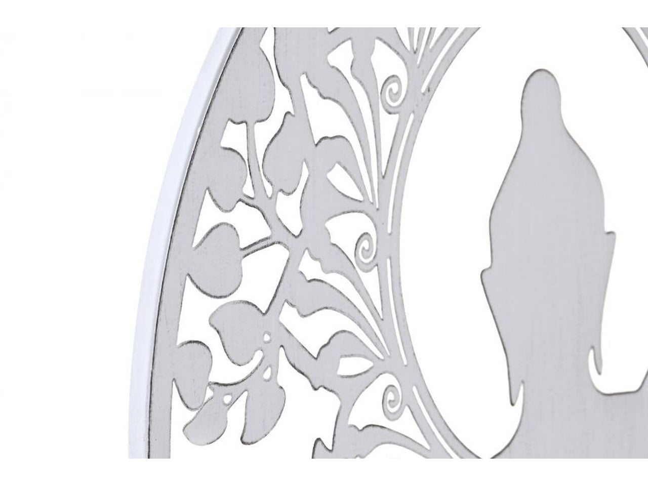 Decorazioni per le pareti metallo 40x1x40cm  soggetto budda in 2 assortimenti