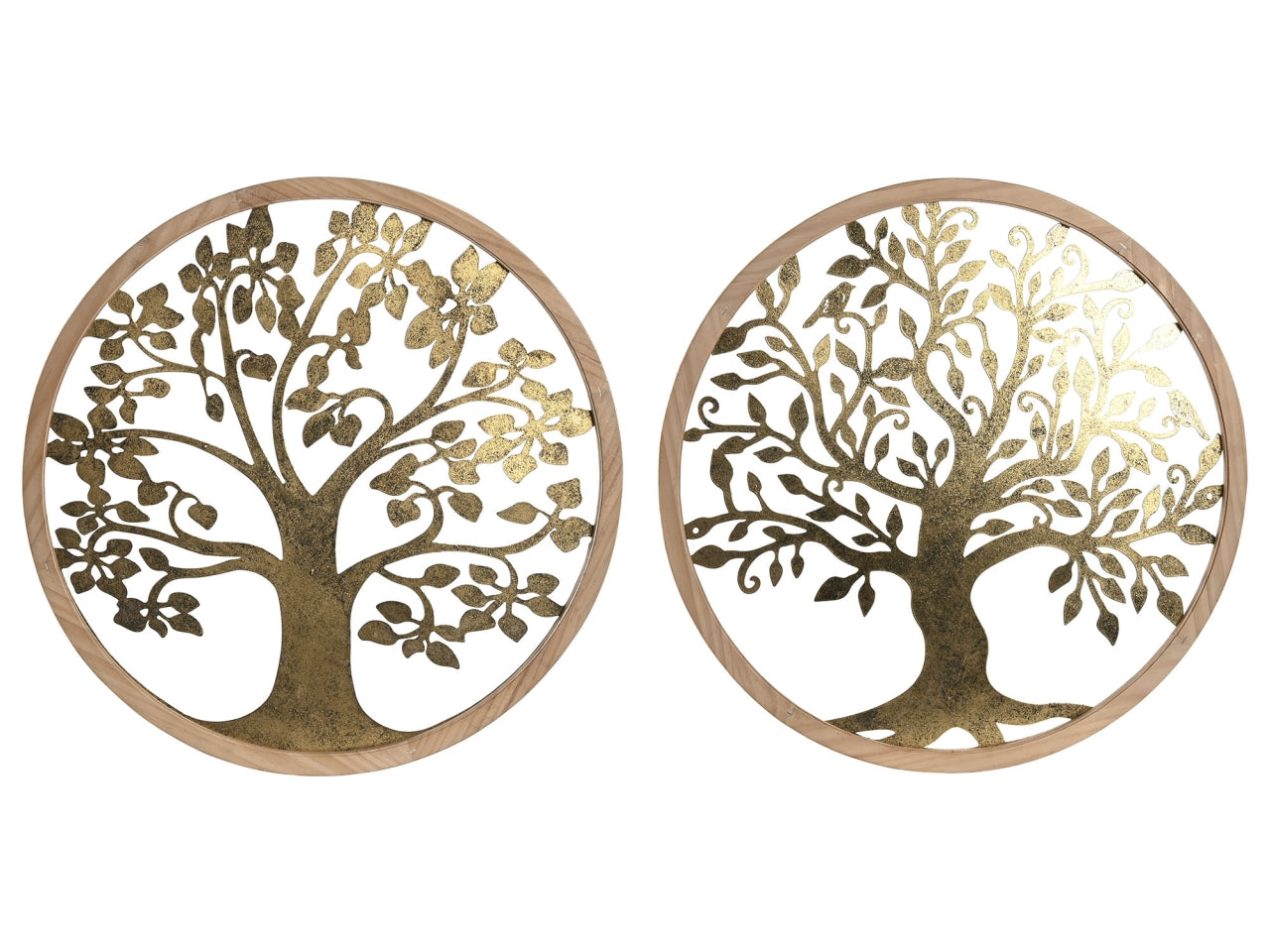 Decorazioni per le pareti metallo 60x1,5x60cm albero