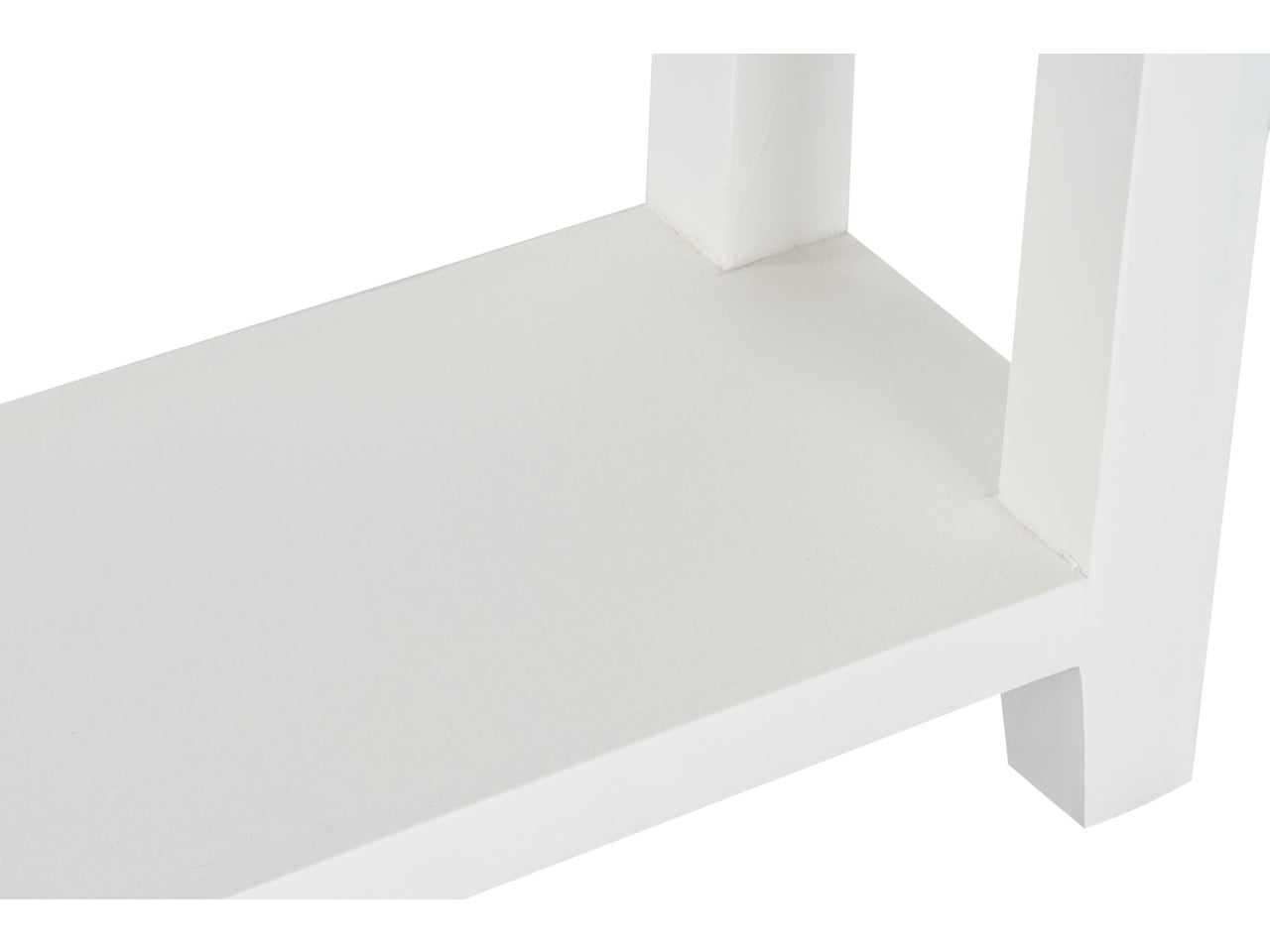 Mobile console mango acacia 110x30x80cm di colore bianco