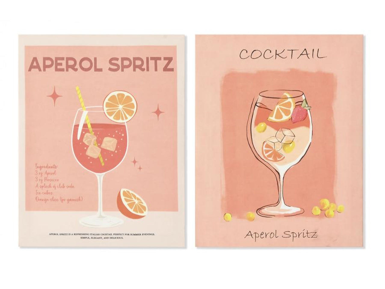 Quadro tela 26x2x33cm in 2 modelli assortiti