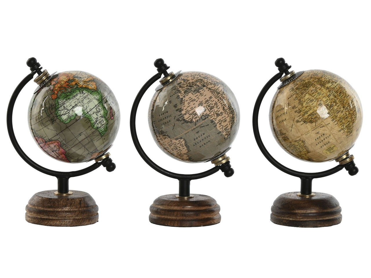 Mappamondo pvc mango 7x7x14cm in 3 modelli assortiti
