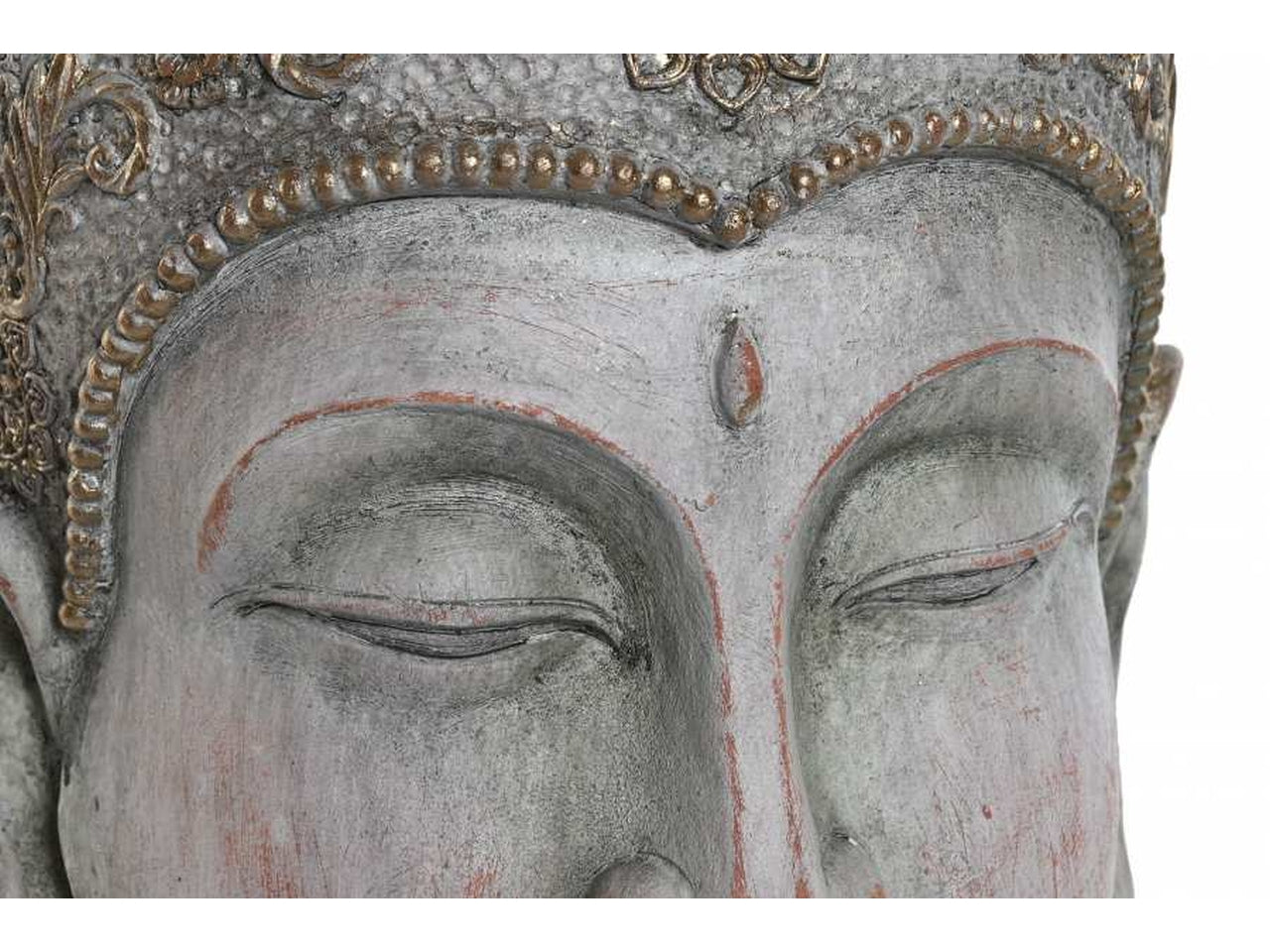 Statua balinese  28x23x46cm in magnesio di colore grigio