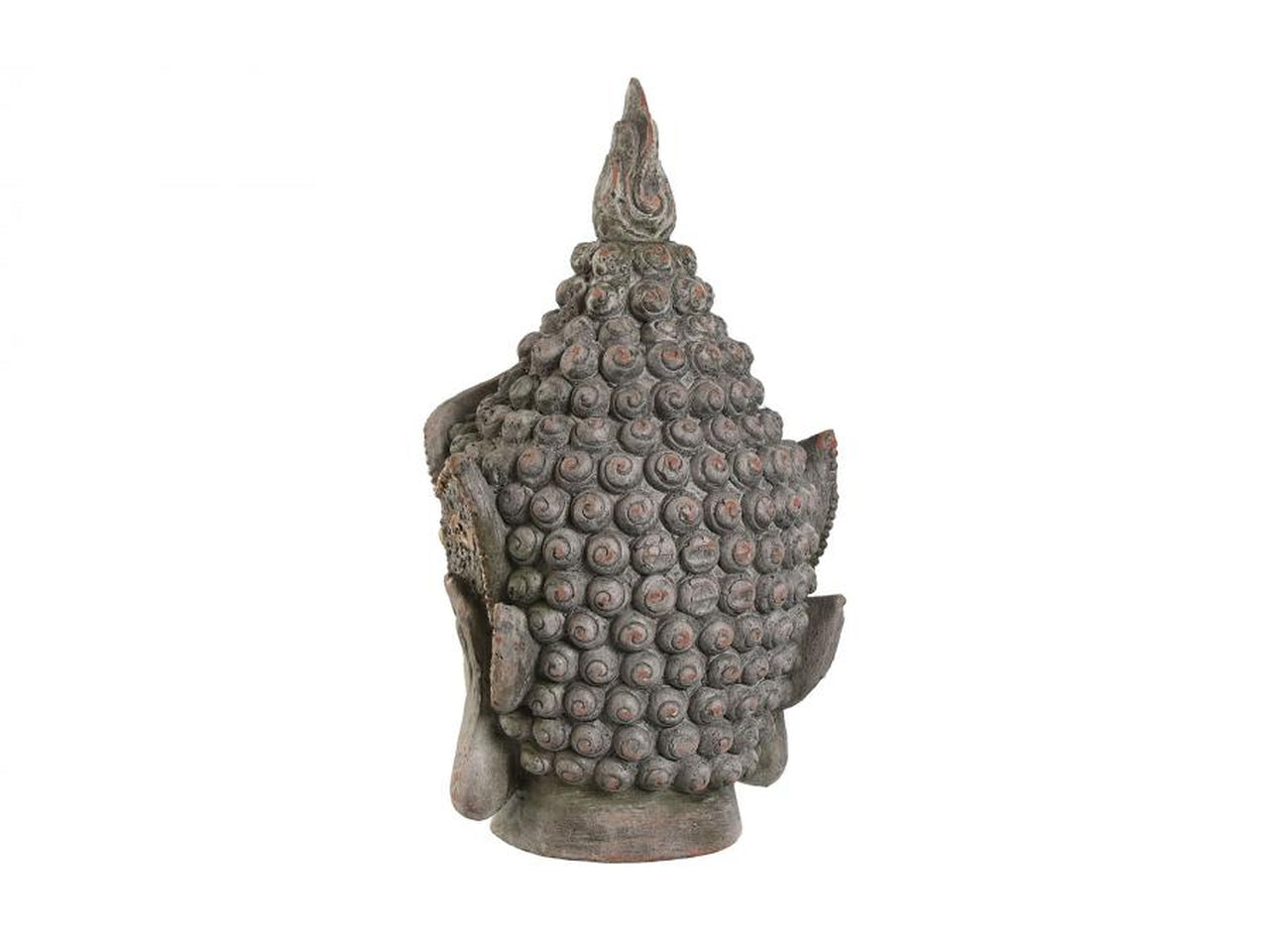 Statua balinese  19,5x19,5x35,5cm in magnesio di colore grigio