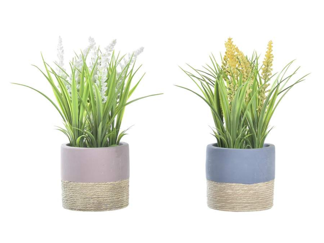 Pianta poliestere 9x9x21cm in 2 modelli assortiti