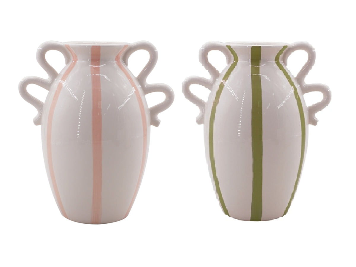 Vaso in ceramica 20x14,5x23cm in 2 modelli assortiti $