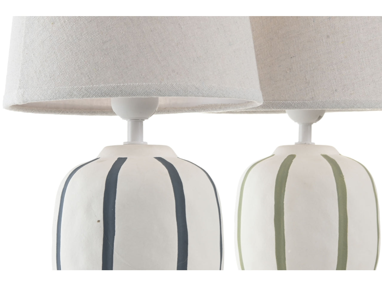 Lampada da tavolo in ceramica 20x20x34cm in 2 modelli assortiti