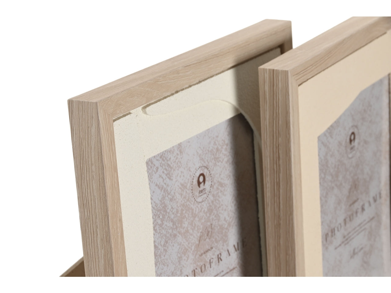 Portafoto 13x18 con forma astratta 14,6x2x19,6cm in 4 modelli assortiti